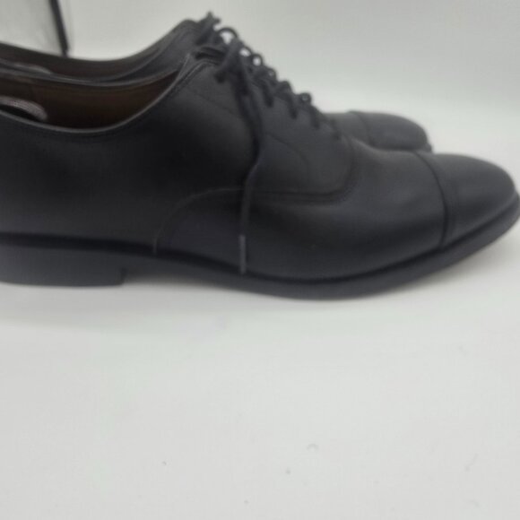 Allen Edmonds Park Avenue Cap-toe Oxford Dress Shoe Black Leather Mens Size 10.5 main image 10